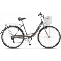 Велосипед Stels Navigator 395 28 Z010 2023 (золотисто-серый металлик)