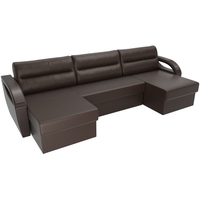 П-образный диван Лига диванов Форсайт 100837 (коричневый)