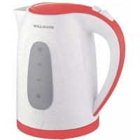 Электрический чайник Willmark WEK-2009P (белый/оранжевый)