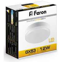 Светодиодная лампочка Feron LB-453 GX53 12 Вт 2700 К