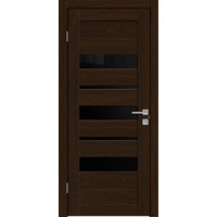 Межкомнатная дверь Triadoors Luxury 576 ПО 60x190 (brandy/лакобель черный)