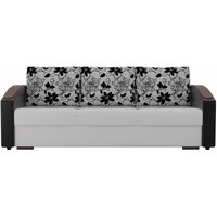 Диван Лига диванов Монако slide 102017 (белый/черный/серый)