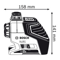 Лазерный нивелир Bosch GLL 2-80 P (с держателем BM 1) [0601063208]
