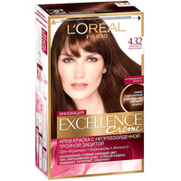 Крем-краска для волос L'Oreal Excellence 4.32 Золотистый каштановый
