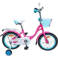 Детский велосипед Favorit Butterfly 16 (розовый/бирюзовый, 2018)