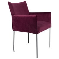 Интерьерное кресло Zuiver WL Dion Velvet (фиолетовый/черный)