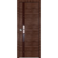 Межкомнатная дверь ProfilDoors 6Z 70x200 (малага черри кроскут/стекло коричневый лак)