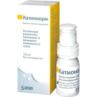 Препараты для лечения заболеваний глаз и ушей Santen Катионорм капли, 10 мл.