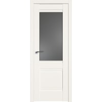 Межкомнатная дверь ProfilDoors Классика 2U L 90x200 (дарквайт/стекло графит)