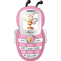 Кнопочный телефон Maxvi J8 Pink