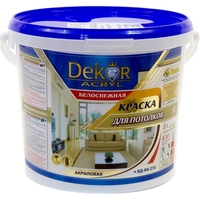 Краска Dekor ВД-АК-216 для потолков (белоснежный, 7 кг)