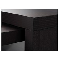 Стол Ikea Мальм (черно-коричневый) 803.848.67