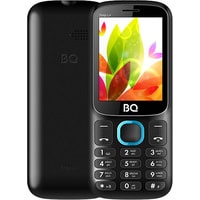 Кнопочный телефон BQ-Mobile BQ-2440 Step L+ (черный/голубой)