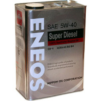 Моторное масло Eneos DIESEL SYNTHETIC 5w40 4л