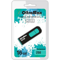 USB Flash OltraMax 250 16GB (бирюзовый) [OM-16GB-250-Turquoise]