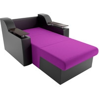 Кресло-кровать Лига диванов Сенатор 100697 60 см (фиолетовый/черный)