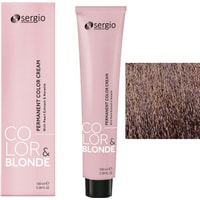 Крем-краска для волос Sergio Professional Color&Blonde 7.003 средне-русый натуральный карамельный