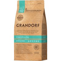 Сухой корм для собак Grandorf Probiotic Adult All Breeds 4Meat Brown Rice (4 мяса с коричневый рисом) 1 кг
