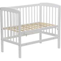 Приставная детская кроватка Polini Kids Simple 100 (белый)