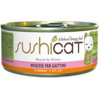 Консервированный корм для кошек SushiCat Mousse for Kittens in Soft Jelly 70 г