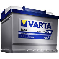 Автомобильный аккумулятор Varta Blue Dynamic D24 560 408 054 (60 А/ч)