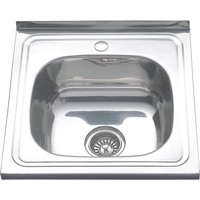 Кухонная мойка Melana MLN-5050 (полированная, глубина чаши 16 см., сталь 0.6 мм.)