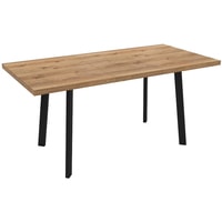 Кухонный стол Listvig Hagen 120 (коричневый/черный)