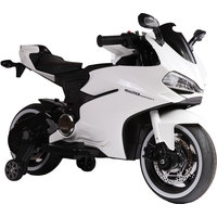 Электромотоцикл RiverToys A001AA (белый)