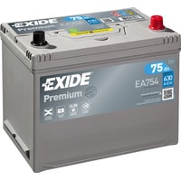 Автомобильный аккумулятор Exide Premium EA754 (75 А/ч)