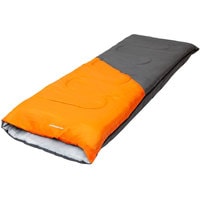 Спальный мешок Acamper Bruni 300г/м2 (правая молния, оранжевый/серый)