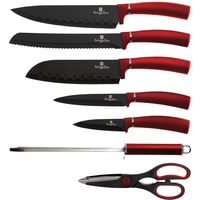 Набор ножей Berlinger Haus Burgundy Metallic Line BH-2562