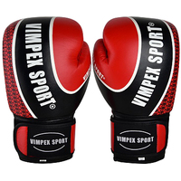 Тренировочные перчатки Vimpex Sport 3034 (14 oz, красный/черный)