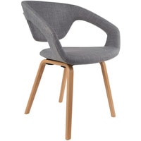Интерьерное кресло Zuiver Flexback (серый/коричневый) в Солигорске