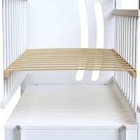 Классическая детская кроватка VDK Wind Tree маятник с ящиком (белый)