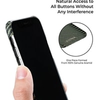 Чехол для телефона Pitaka MagEZ для iPhone Xs Max (twill, черный/желтый)