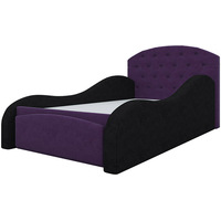 Кровать Mebelico Майя 140x70 (фиолетовый/черный)