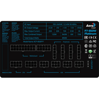 Блок питания AeroCool Project7 P7-850W Platinum