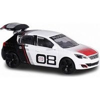 Легковой автомобиль Majorette Racing Cars 212084009 Peugeot 308 Racing Cup (белый/черный)