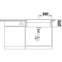 Кухонная мойка Blanco Etagon 8 (антрацит) 525187