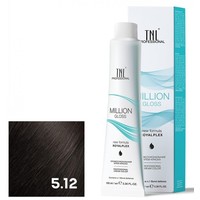 Крем-краска для волос TNL Professional Million Gloss 5.12 100 мл