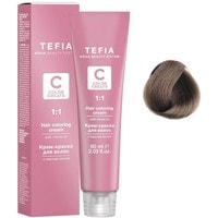 Крем-краска для волос Tefia Color Creats 7/2 (блондин бежевый)