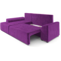 Угловой диван Мебель-АРС Каскад левый (фиолетовый)