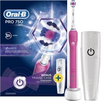 Электрическая зубная щетка Oral-B Pro 750 3DWhite D16.513.UX (розовый)
