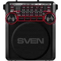 Радиоприемник SVEN SRP-355 (черный/красный)
