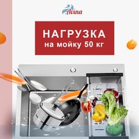 Кухонная мойка Avina HM6548 S PVD (графит)