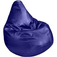 Кресло-мешок Bagland Груша Латте-синяя