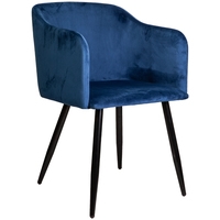 Интерьерное кресло AksHome Orly (велюр, синий) в Пинске
