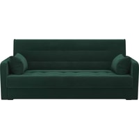 Диван Лига диванов Надежда 103073 (велюр, зеленый)