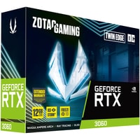 Видеокарта ZOTAC GeForce RTX 3060 Twin Edge OC 12GB GDDR6 ZT-A30600H-10M