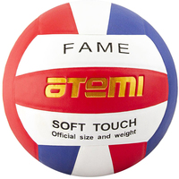 Волейбольный мяч Atemi Fame PU Soft (5 размер, красный/белый/синий)